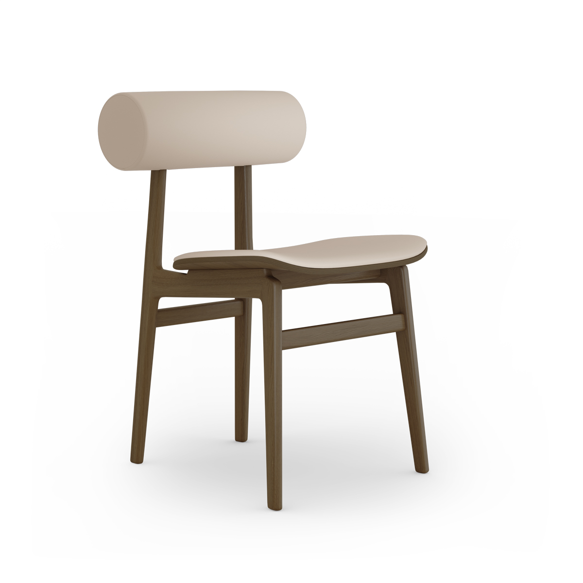 NORR11 - Totem Spisebordsstol, Light Smoked/Terra Lime