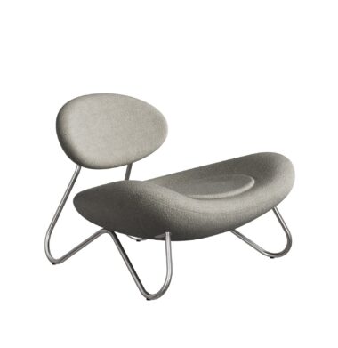 WOUD - Meadow Loungestol, Warm Grey