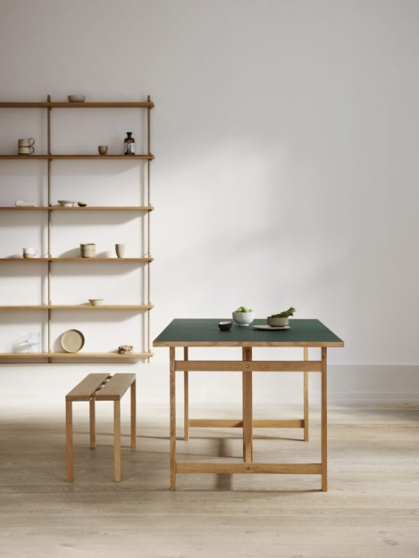 MOEBE - Rectangular Spisebord 160x90, Grøn - Billede 3
