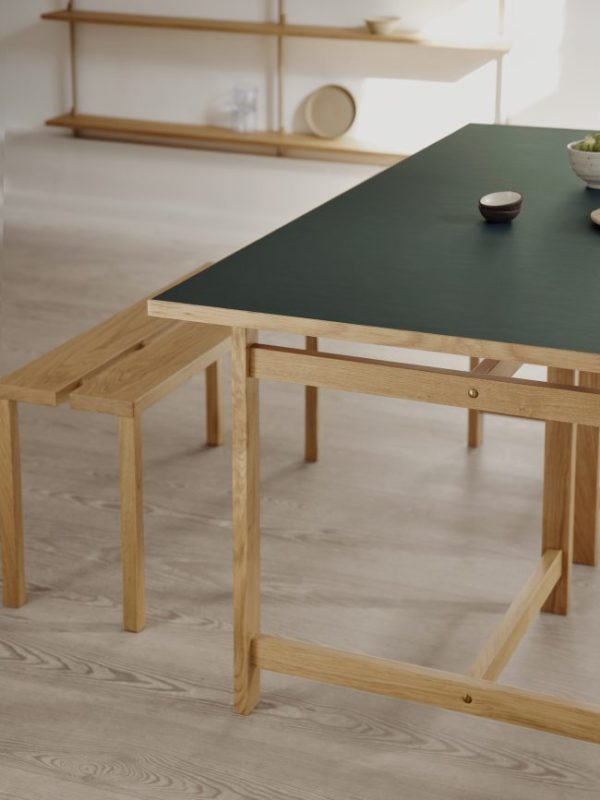 MOEBE - Rectangular Spisebord 160x90, Grøn - Billede 4
