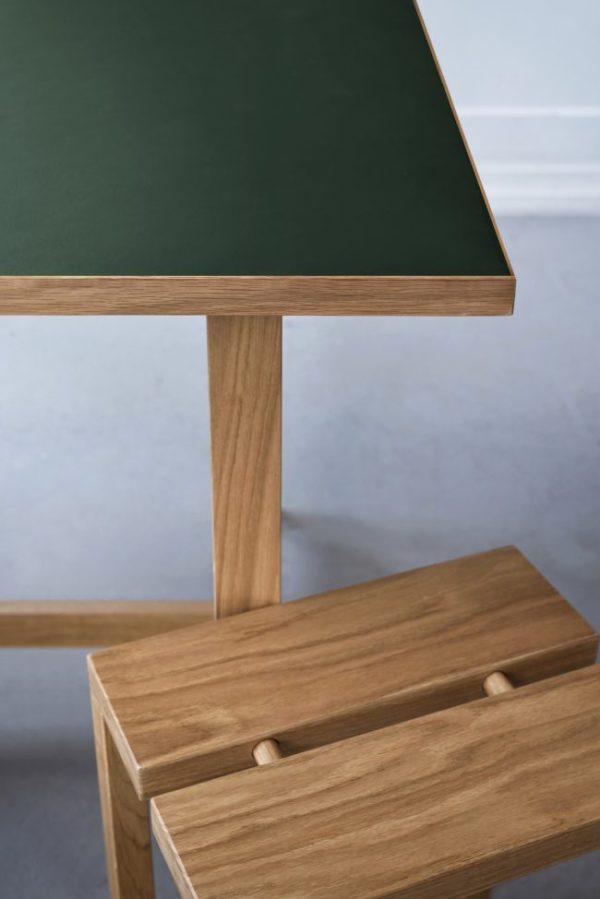 MOEBE - Rectangular Spisebord 160x90, Grøn - Billede 5