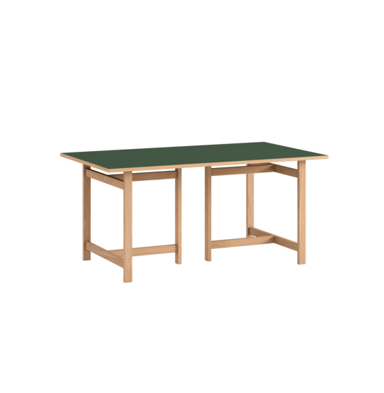 MOEBE - Rectangular Spisebord 160x90, Grøn
