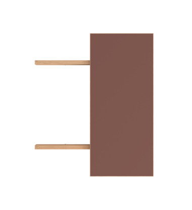 MOEBE - Rectangular Tillægsplade, Burgundy