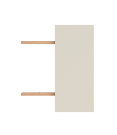 MOEBE - Rectangular Tillægsplade, Warm Beige