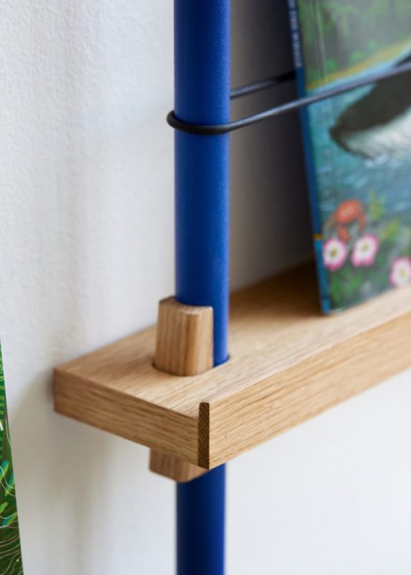 MOEBE - Magasinreol MS.180.1, Eg/Deep Blue - Billede 4