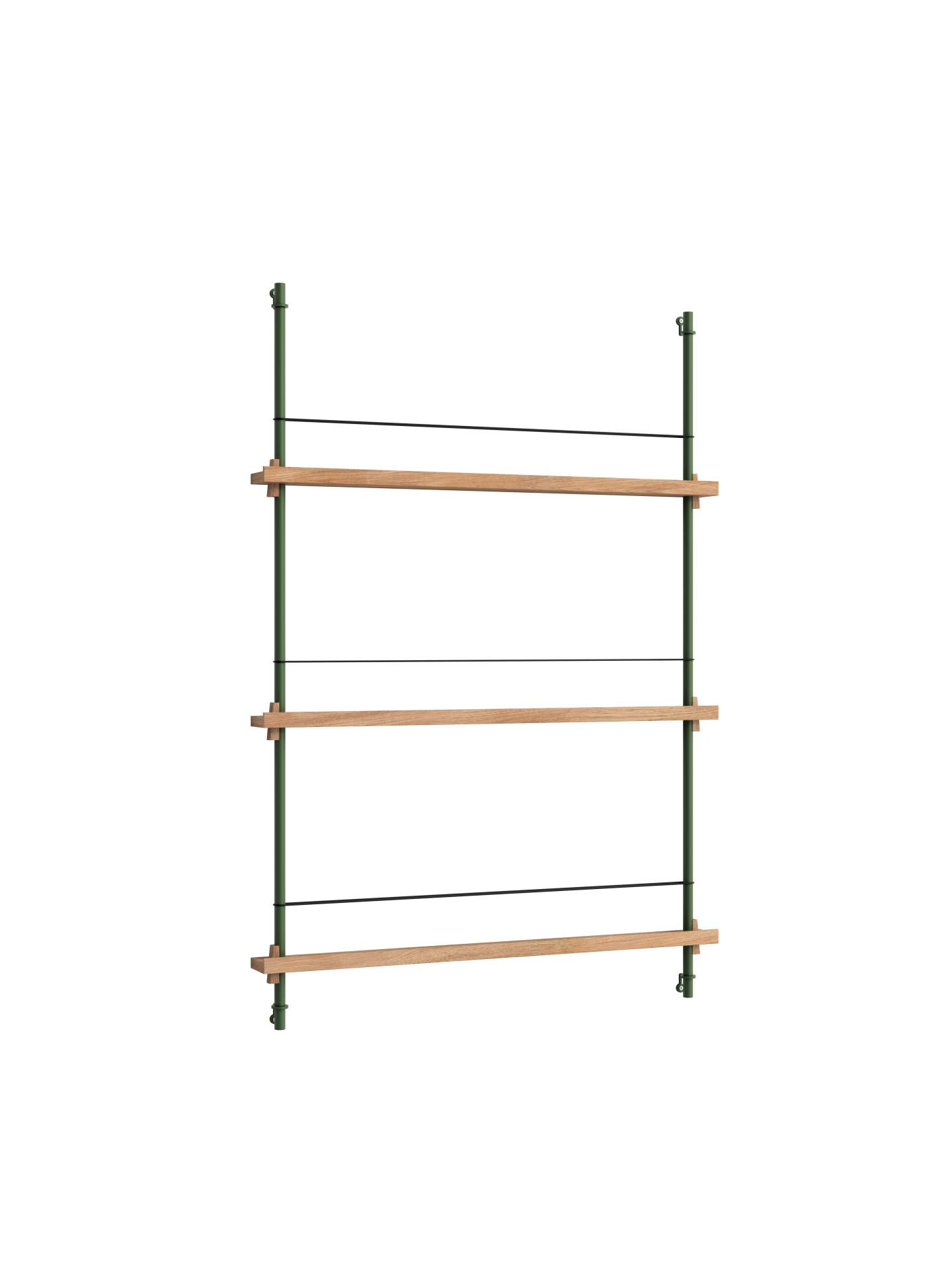 MOEBE - Magasinreol MS.115.1, Eg/Pine Green