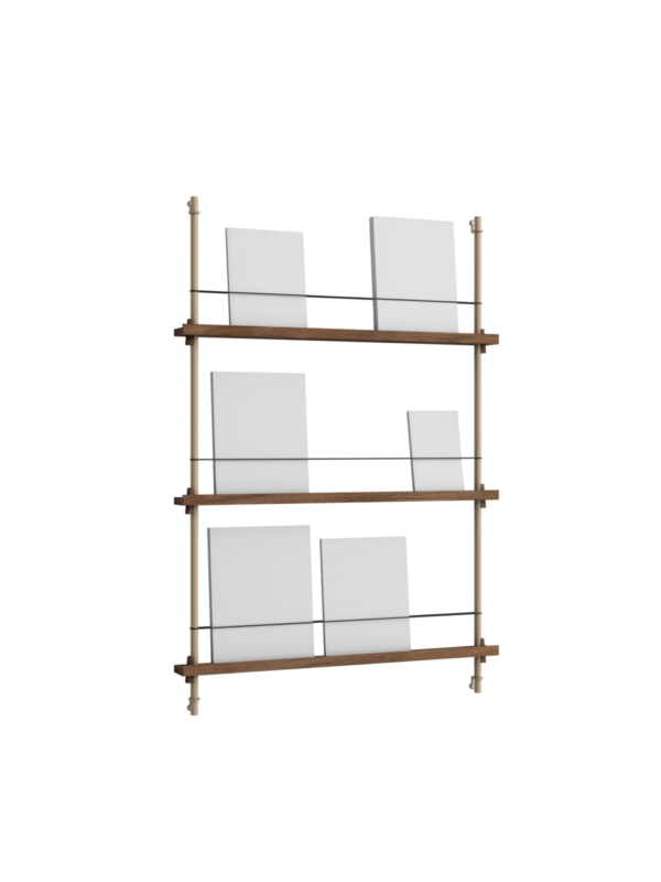 MOEBE - Magasinreol MS.115.1, Smoked Oak/Warm Grey - Billede 2