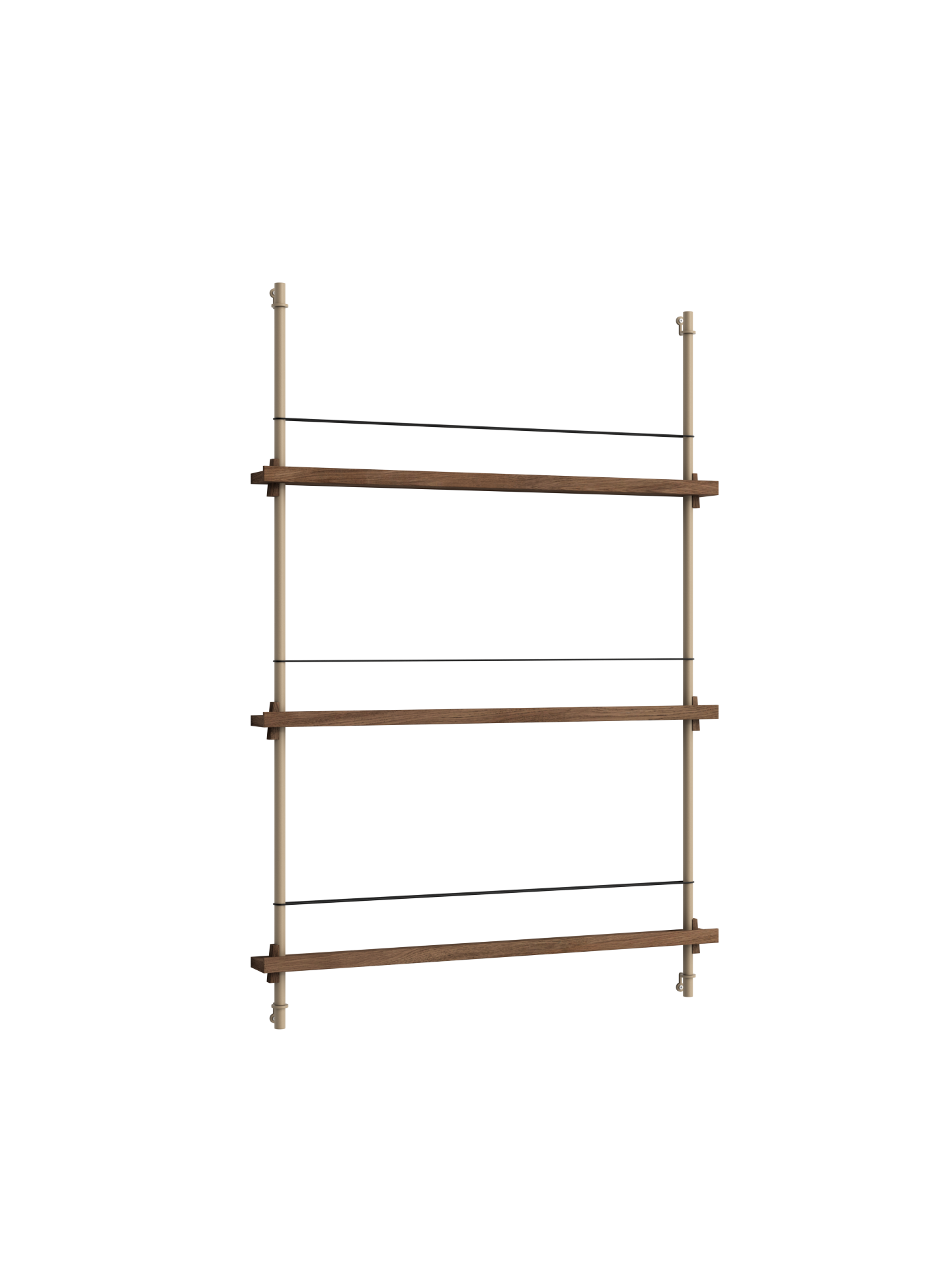 MOEBE - Magasinreol MS.115.1, Smoked Oak/Warm Grey