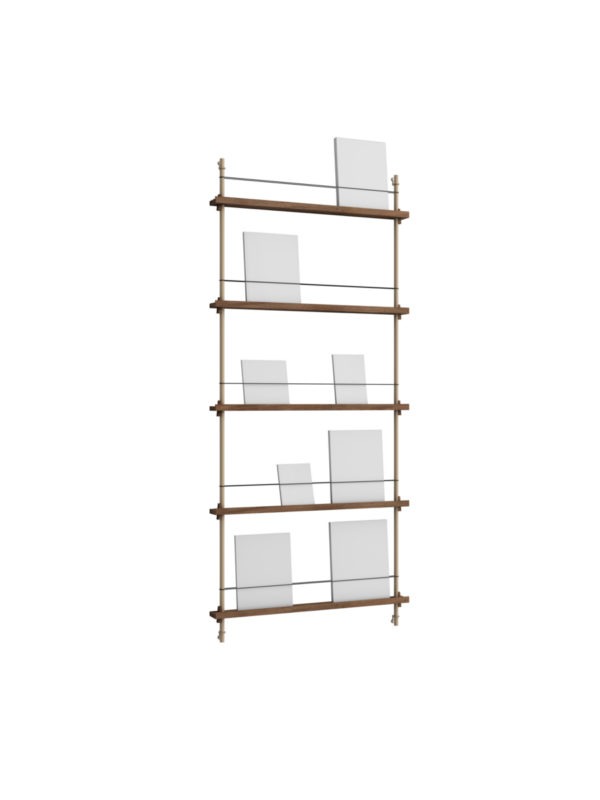 MOEBE - Magasinreol MS.180.1, Smoked Oak/Warm Grey - Billede 2