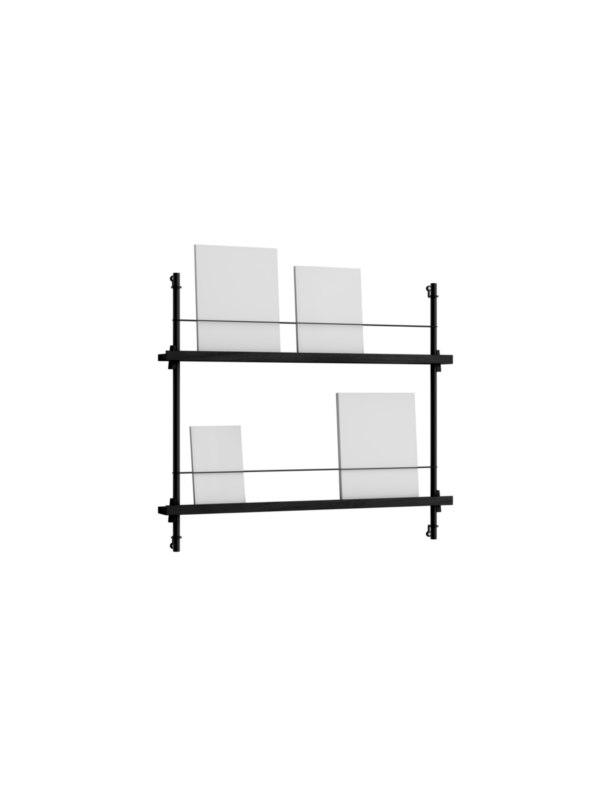 MOEBE - Magasinreol MS.65.1, Sort - Billede 2