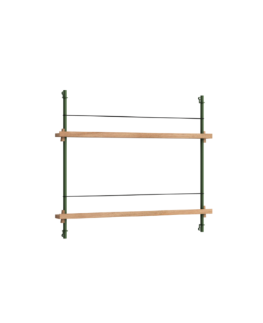 MOEBE - Magasinreol MS.65.1, Eg/Pine Green