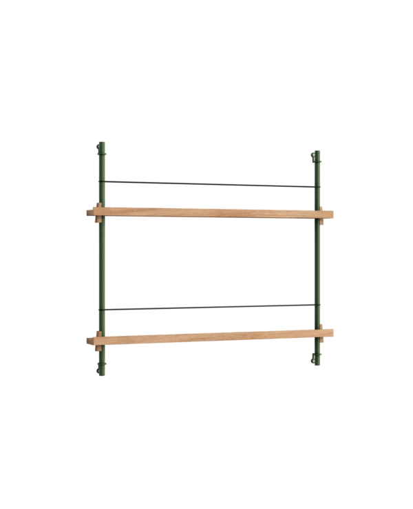 MOEBE - Magasinreol MS.65.1, Eg/Pine Green