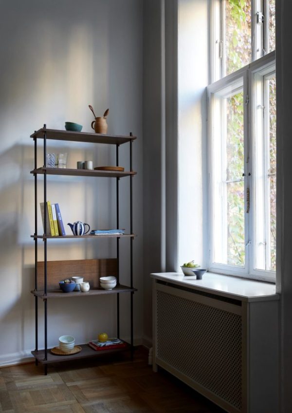 MOEBE - Reolsystem S.200.1.A, Smoked Oak/Sort - Billede 3