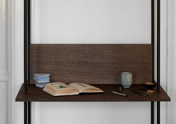 MOEBE - Reolsystem S.200.1.B, Smoked Oak/Warm Grey - Billede 4