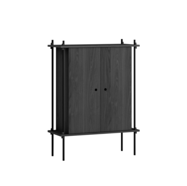 MOEBE - Reolsystem S.115.1.C, Sort