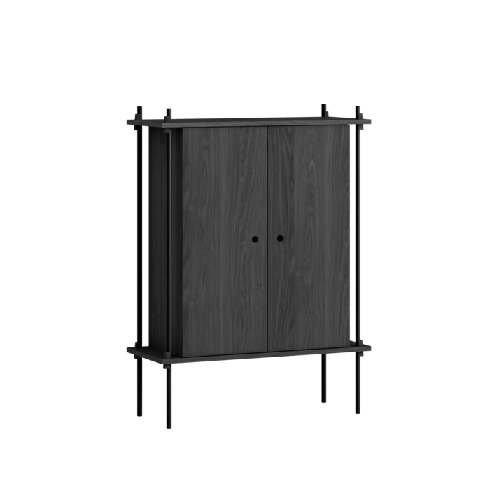 MOEBE - Reolsystem S.115.1.C, Sort
