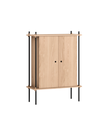 MOEBE - Reolsystem S.115.1.C, Eg/Sort