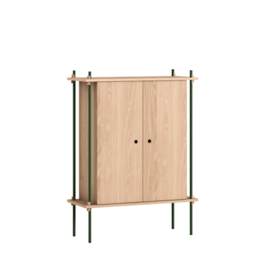 MOEBE - Reolsystem S.115.1.C, Eg/Pine Green