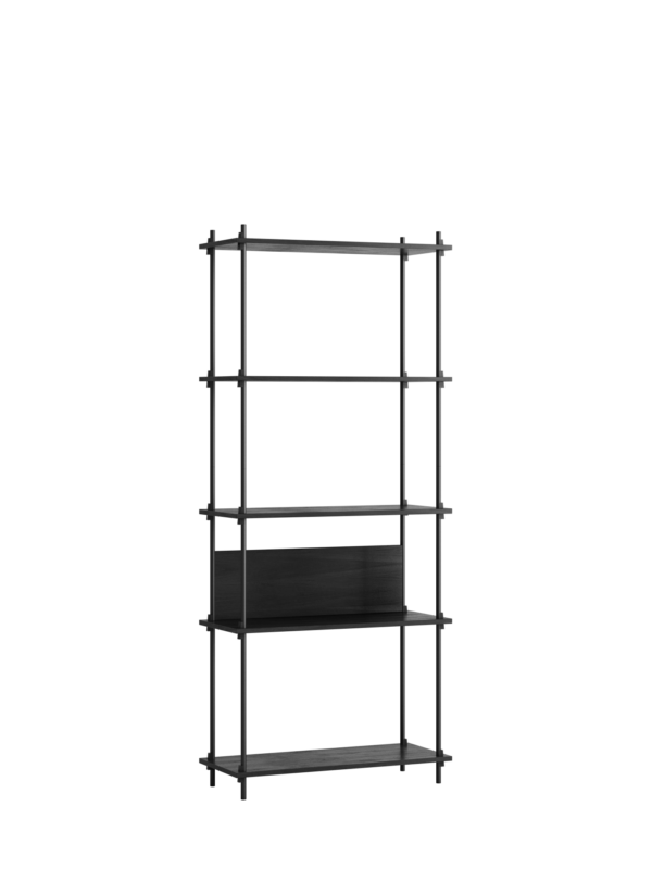 MOEBE - Reolsystem S.200.1.A, Sort