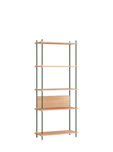 MOEBE - Reolsystem S.200.1.A, Eg/Pine Green