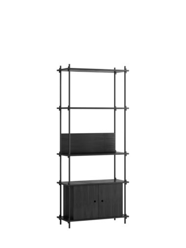 MOEBE - Reolsystem S.200.1.B, Sort