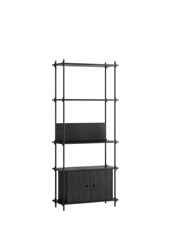 MOEBE - Reolsystem S.200.1.B, Sort