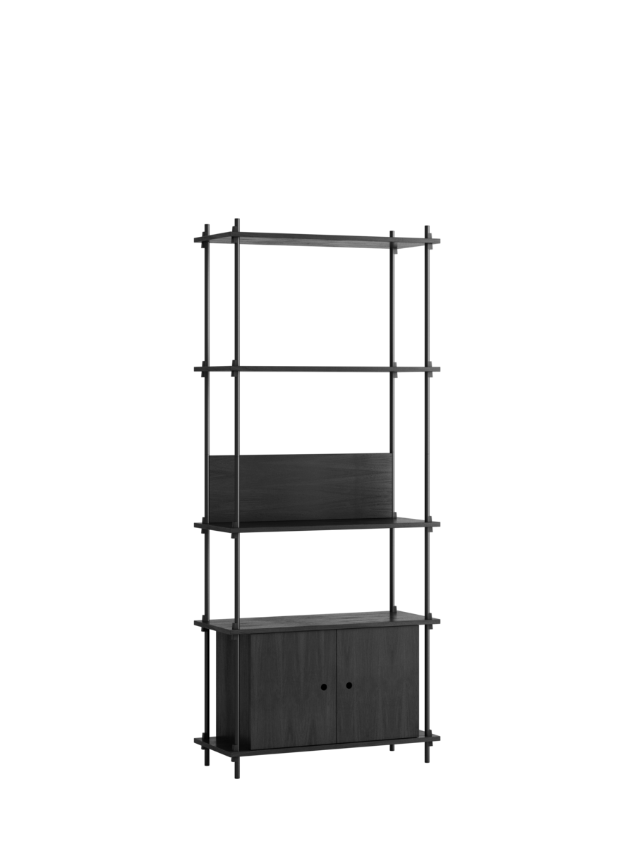 MOEBE - Reolsystem S.200.1.B, Sort