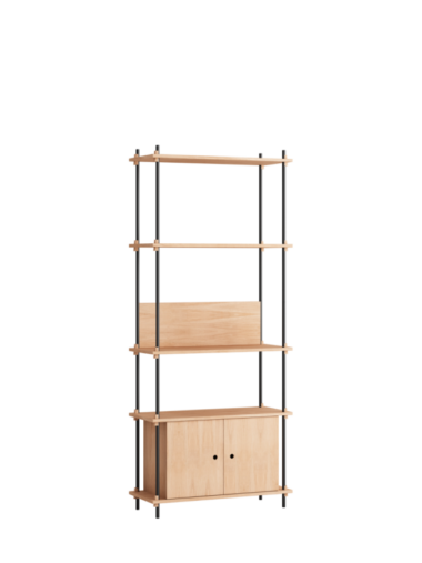 MOEBE - Reolsystem S.200.1.B, Eg/Sort