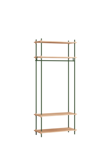 MOEBE - Reolsystem S.200.1.F, Eg/Pine Green
