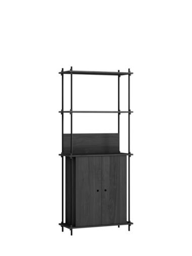 MOEBE - Reolsystem S.200.1.H, Sort