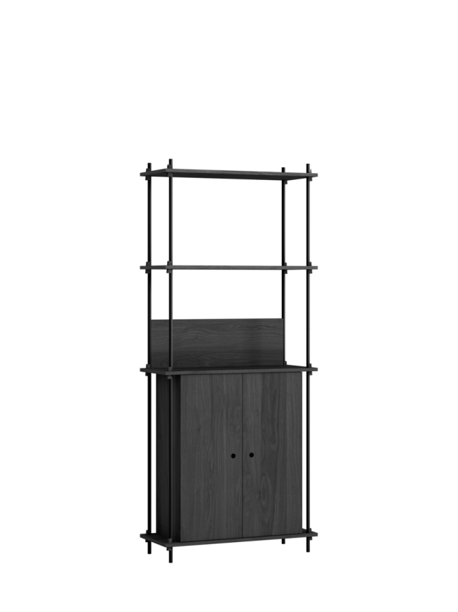 MOEBE - Reolsystem S.200.1.H, Sort