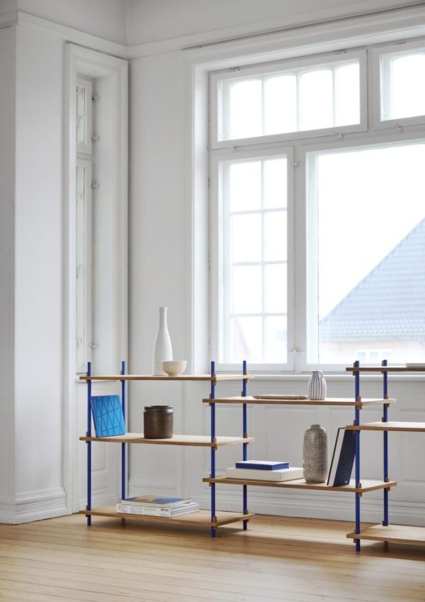 MOEBE - Reolsystem S.115.1.A, Eg/Deep Blue - Billede 2