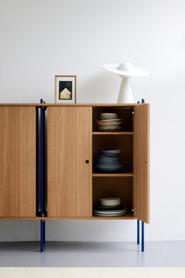 MOEBE - Reolsystem S.115.1.C, Eg/Sort - Billede 2