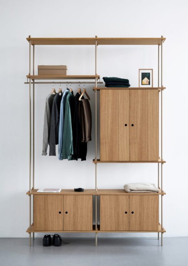 MOEBE - Reolsystem S.115.1.C, Eg/Sort - Billede 4