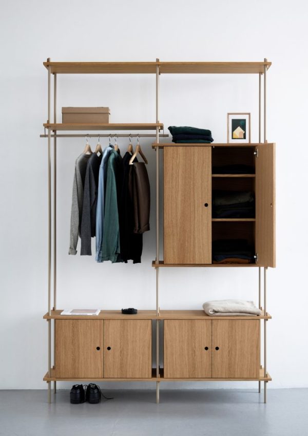 MOEBE - Reolsystem S.255.2.J, Eg/Sort - Billede 5