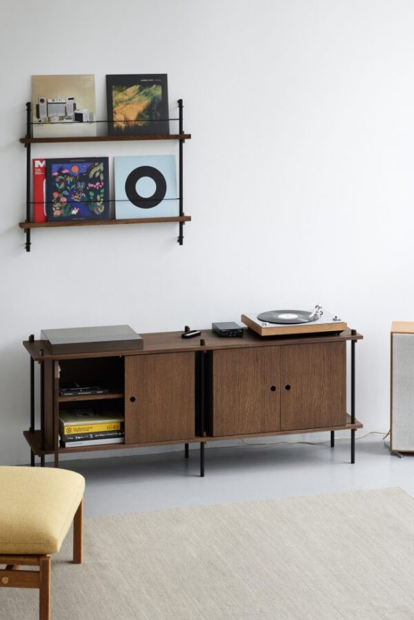 MOEBE - Reolsystem S.65.2.D, Smoked Oak/Warm Grey - Billede 3