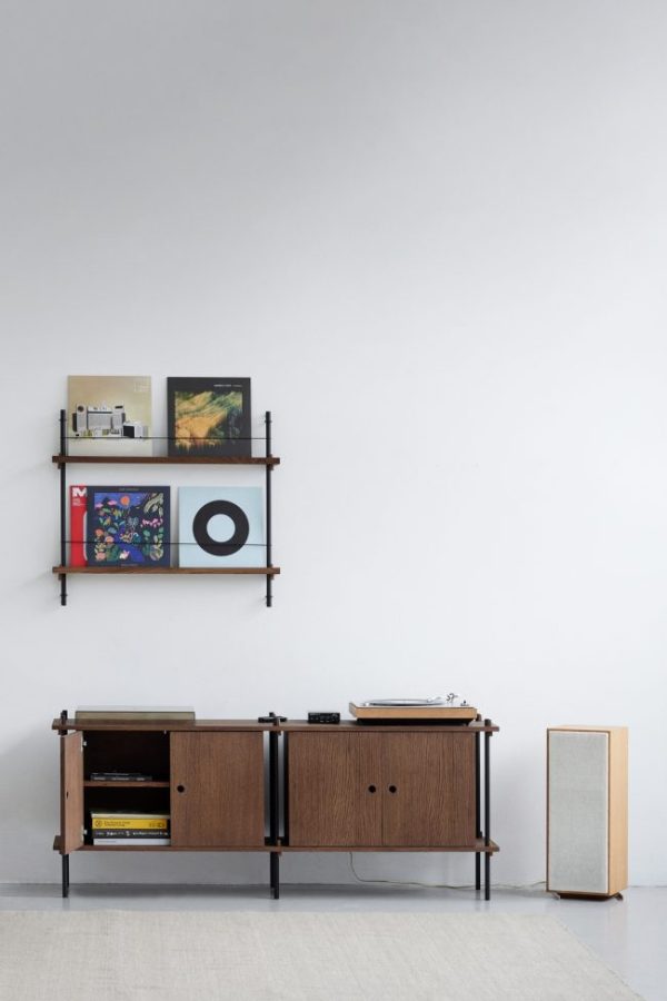 MOEBE - Reolsystem S.65.2.D, Smoked Oak/Warm Grey - Billede 2