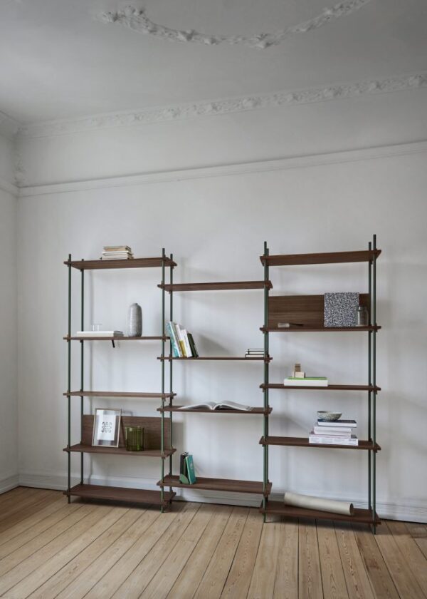 MOEBE - Reolsystem S.200.2.J, Smoked Oak/Sort - Billede 5
