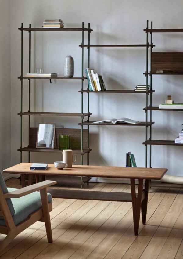 MOEBE - Reolsystem S.200.2.J, Smoked Oak/Sort - Billede 2