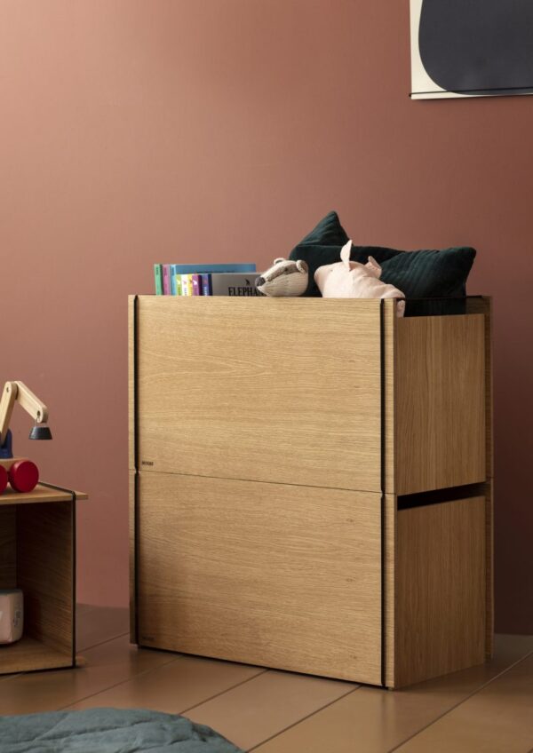 MOEBE - Storage box, Eg/Sort - Billede 3