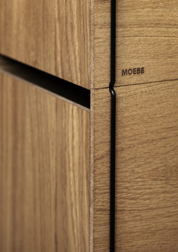 MOEBE - Storage box, Eg/Sort - Billede 2