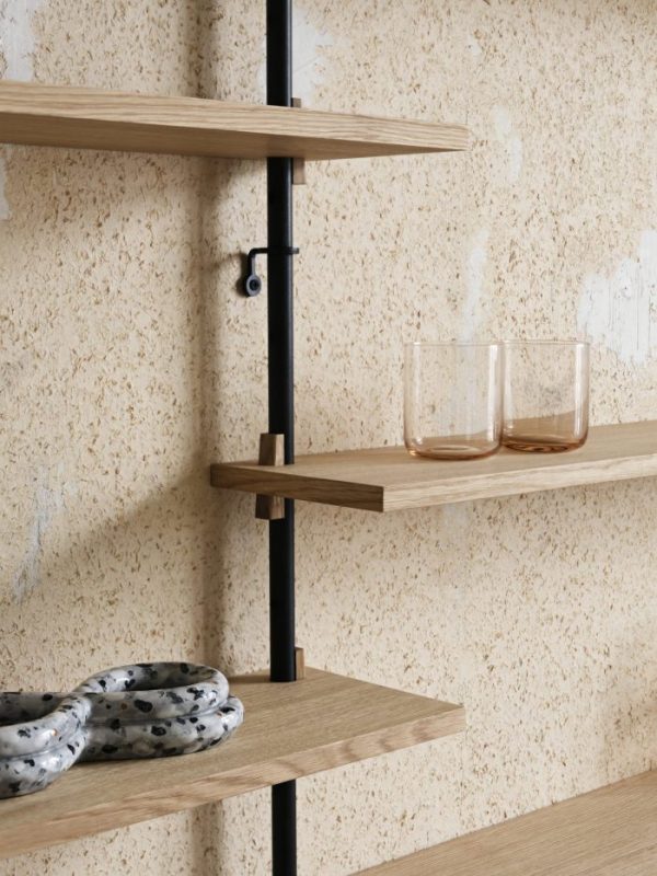 MOEBE - Hyldesystem WS.115.2.B, Eg/Sort - Billede 3