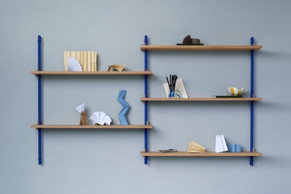 MOEBE - Hyldesystem WS.65.2, Smoked Oak/Sort - Billede 2