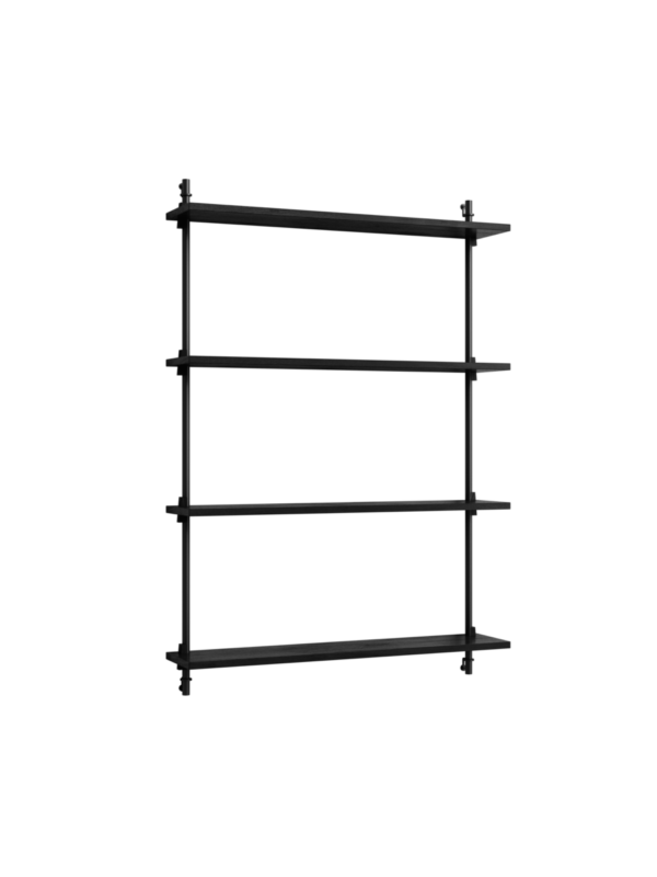 MOEBE - Hyldesystem WS.115.1, Smoked Oak/Sort - Billede 2