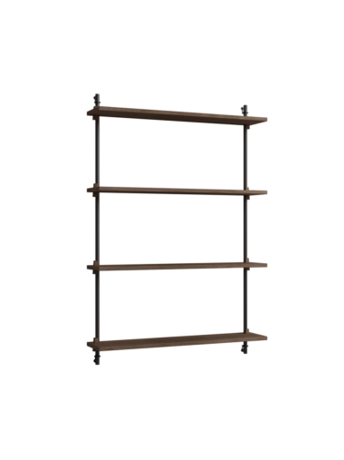 MOEBE - Hyldesystem WS.115.1, Smoked Oak/Sort