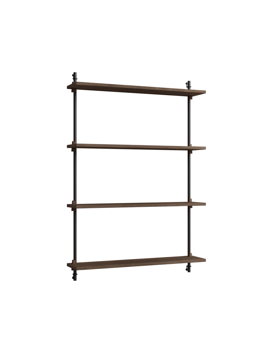 MOEBE - Hyldesystem WS.115.1, Smoked Oak/Sort