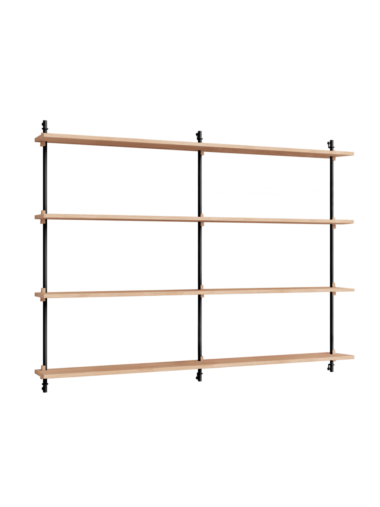 MOEBE - Hyldesystem WS.115.2.B, Eg/Sort