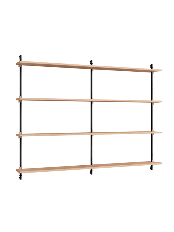 MOEBE - Hyldesystem WS.115.2.B, Eg/Sort