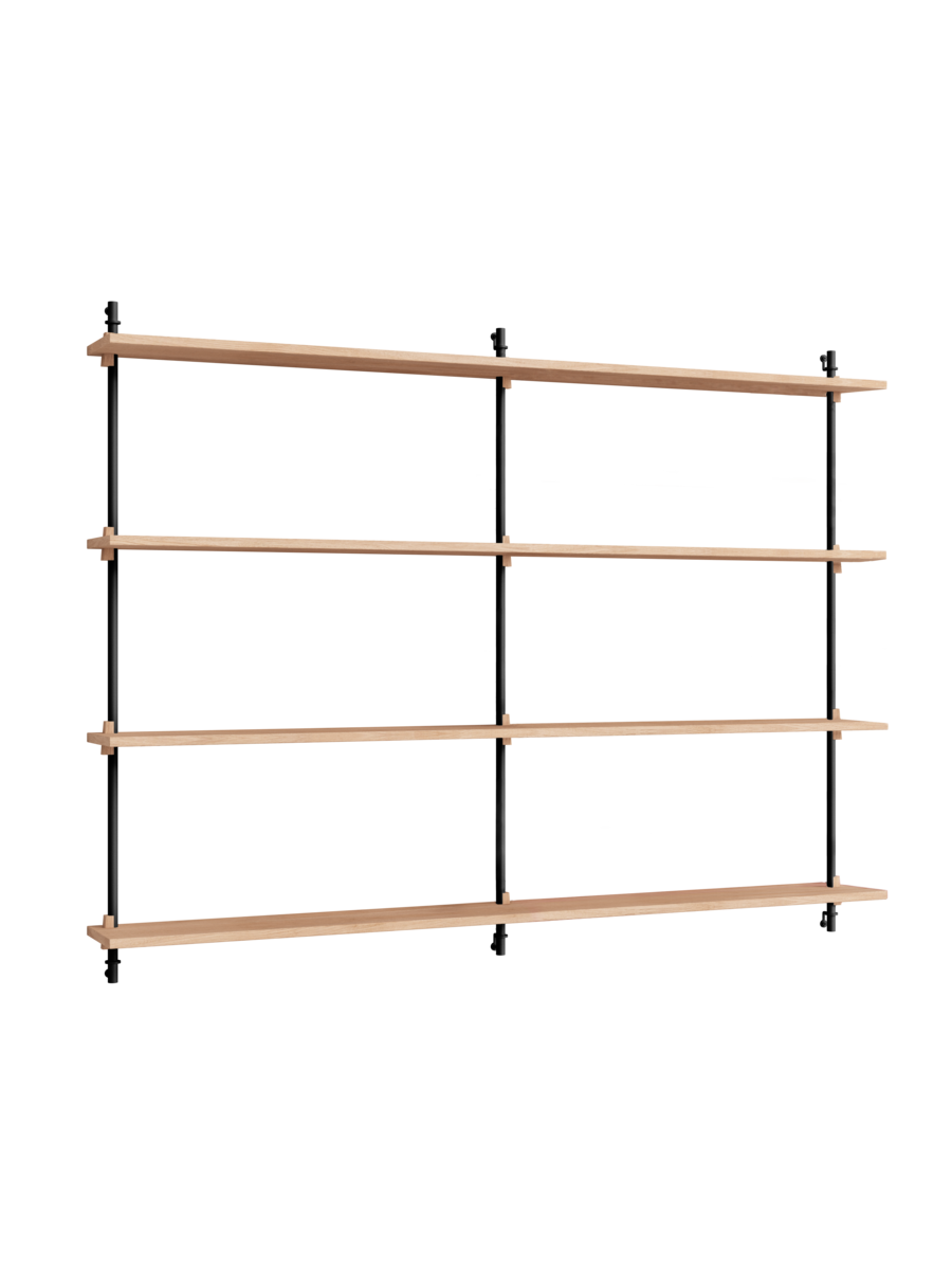 MOEBE - Hyldesystem WS.115.2.B, Eg/Sort