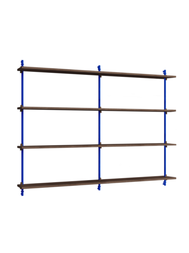 MOEBE - Hyldesystem WS.115.2.B, Smoked Oak/Deep Blue